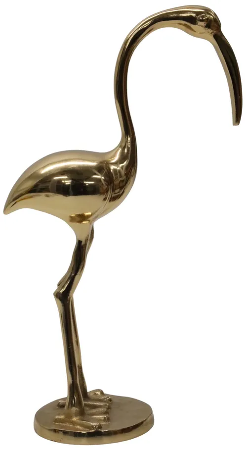 Brass Flamingo