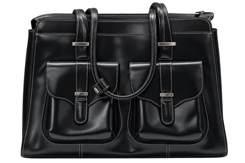 Structured Black Soft Business Bag