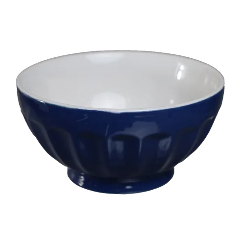 Cloud Burst Blue Scalloped Small Bowl