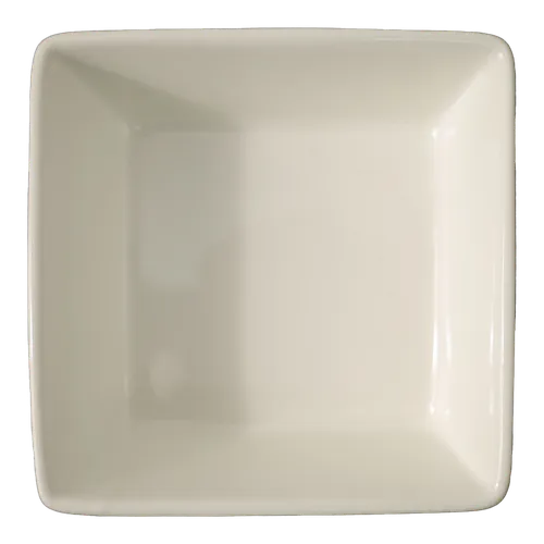 White Ceramic Square Condiment Dish