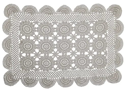 Beige Crochet Placemat