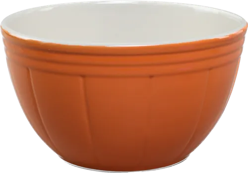 Orange Ceramic Mixing Bowl - Medium