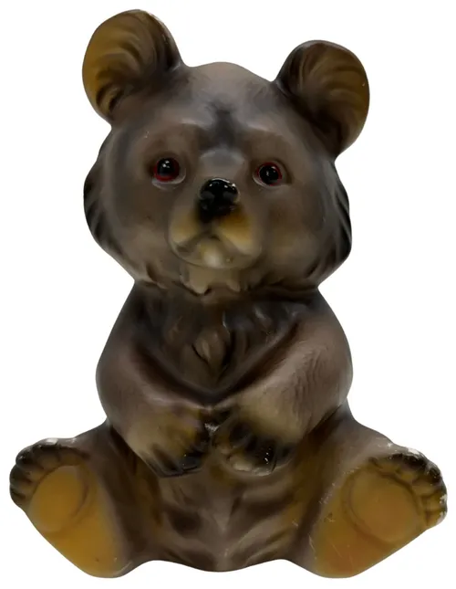 Brown Bear Ceramic Bank