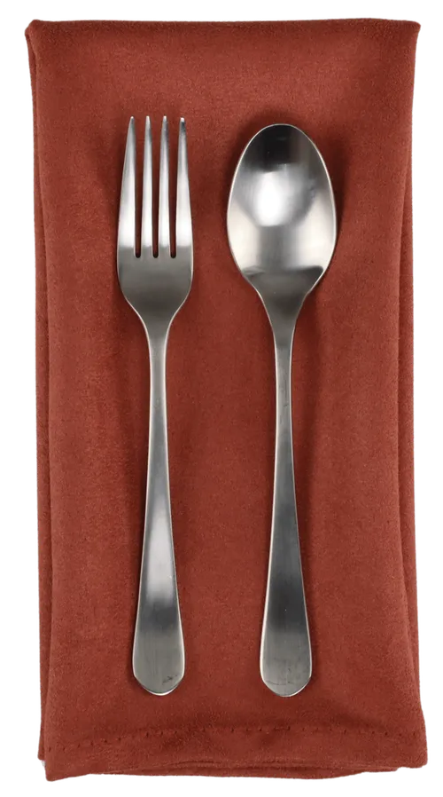Burnt Umber Faux Suede Napkin