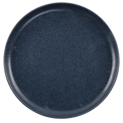 Blue Stoneware Dinner Plate