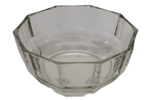Thick Clear Crystal Bowl