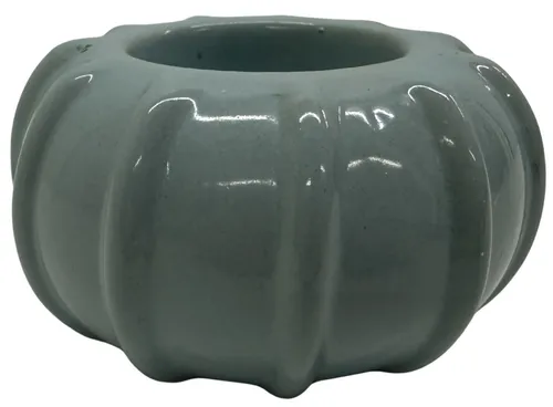 Powder Blue Ceramic Tealight Candle Holder