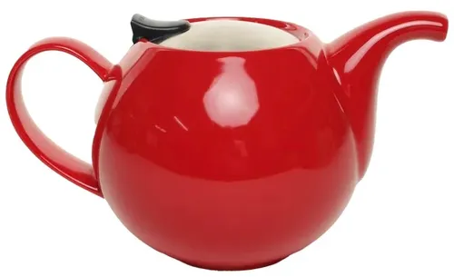 Super Red Ceramic Teapot
