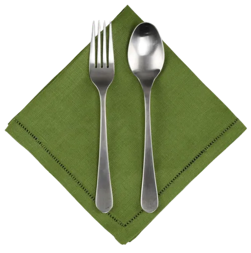 Irish Green Linen Cocktail Napkin