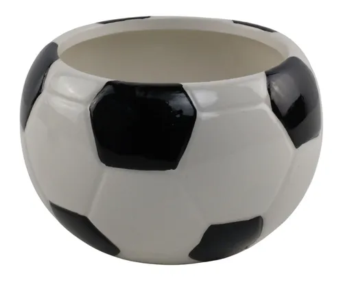 Soccer Ball Ceramic Plant Pot