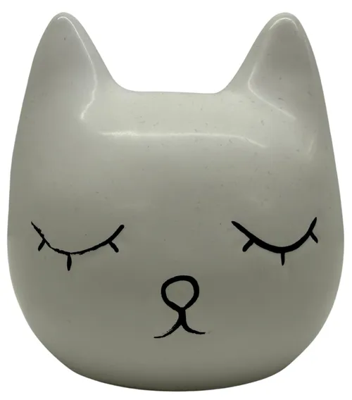 White Cat Ceramic Bank