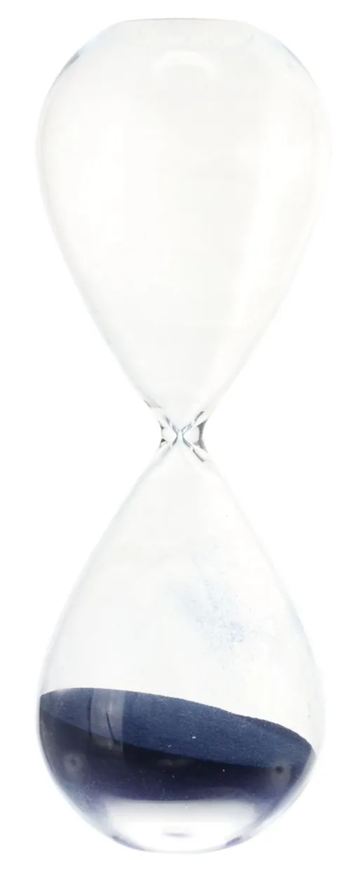 Deep Blue Sand Glass Sand Timer