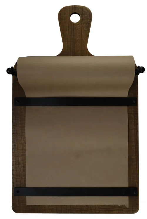 Wood & Kraft Paper Sign Board