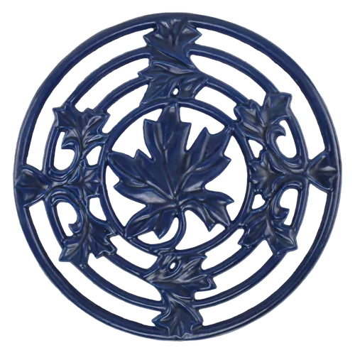 Blue Maple Leaf Trivet