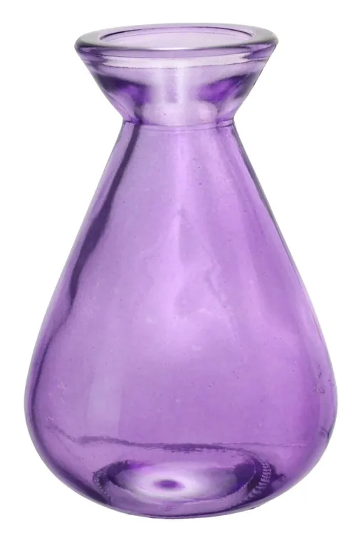 Purple Clear Glass Vase Collection - AA