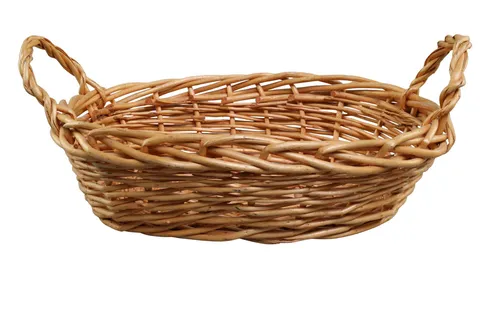Oval Wicker Basket With Handles