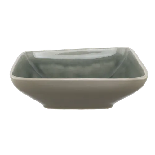 Ash Grey Square Cereal Bowl