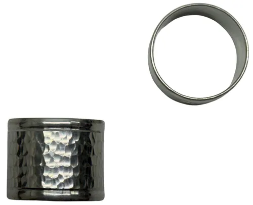 Hammered Steel Napkin Ring