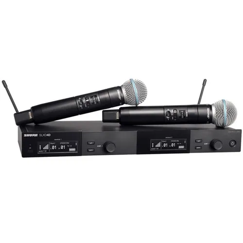 Shure SLXD4D Dual Beta58 Wireless Microphone System