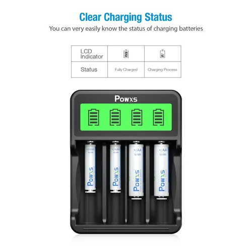 Powxs charger 18650