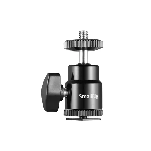 Mini Ball Head with Hot Shoe Adapter