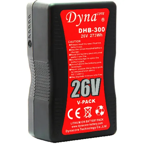 Dynacore V-mount DHB-300 26v 273Wh