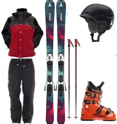 Package Children’s Premium Skis, Boots, Poles, Jacket and Pants (CSP5)