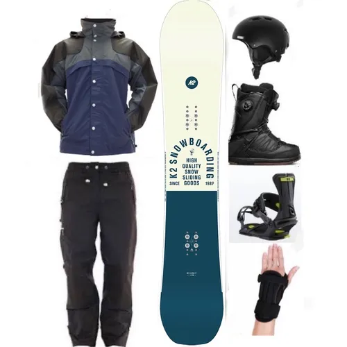Package Adult Premium Snowboard, Boots, Jacket and Pants (ABP5)