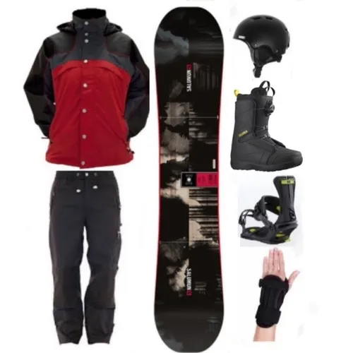Package Adult Standard Snowboard, Boots, Jacket and Pants (ABS5)
