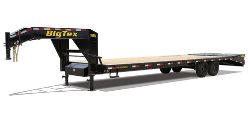 30' Gooseneck Flat Bed Trailer