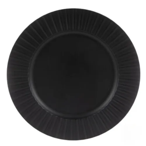 CHARGER PLATE: BLACK