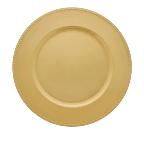 CHARGER PLATE: GOLD