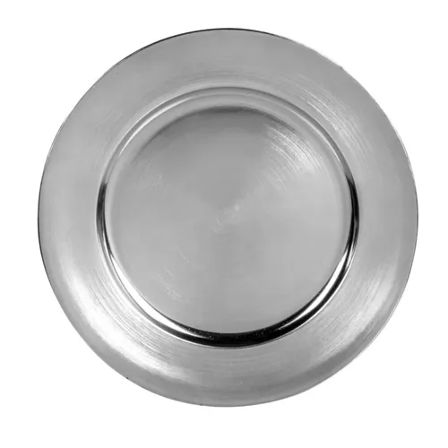 CHARGER PLATE: SILVER (matte)