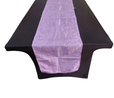 Table Runners - Light Purple Taffeta 