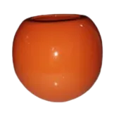 Ceramic Ball Vases - Orange