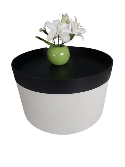 Drum Pouf Large with Tray