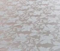 Tablecloth - Cream Demask Round