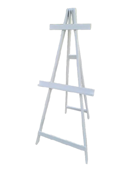 Easel - White wooden Frame 