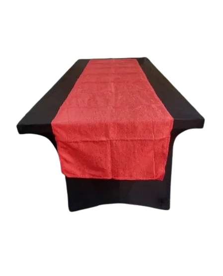 Table Runners - Red Taffeta 