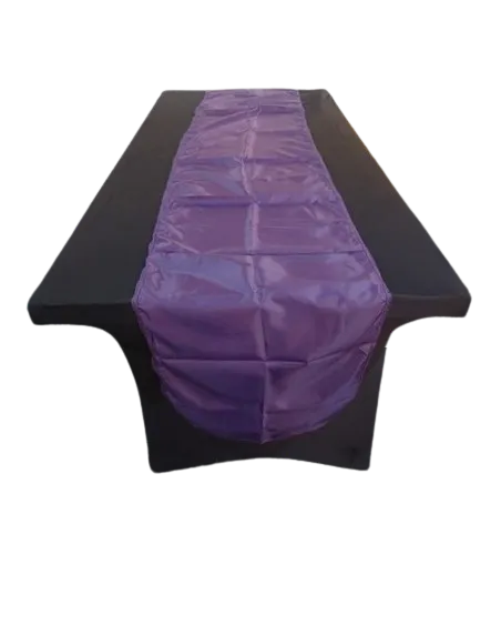 Table Runners - Dark Purple Taffeta