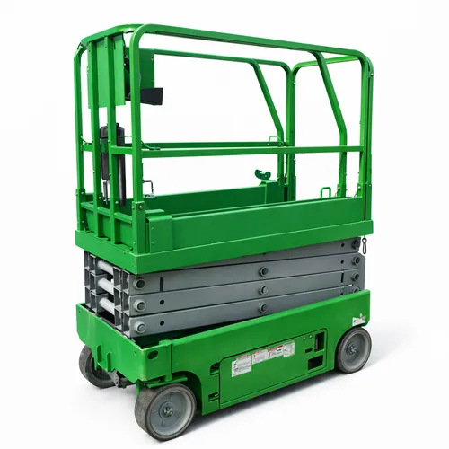 Electric Scissor Lift, 19' Narrow Green