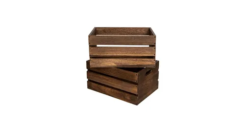 Dark Wood Crate 