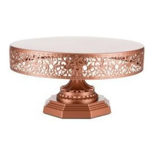Food Display - Rose Gold Pedestal Cake Stand