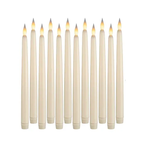 LED - Ivory Taper Candle 11