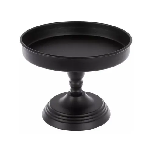 Food Display - Black Mini Pedestal