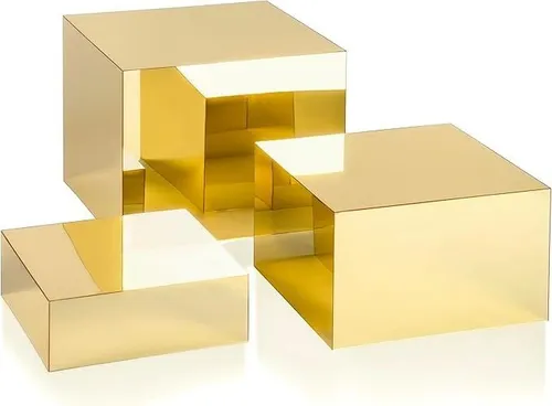 Block Buffet Food Risers (Gold)