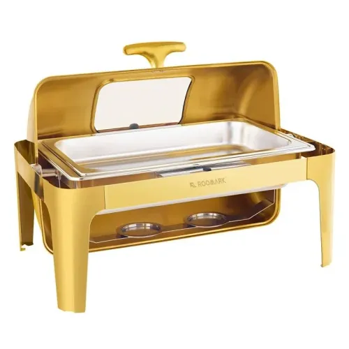 Square Gold Chafing Dish