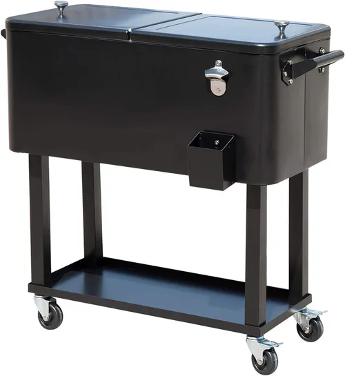 80 qt Ice Chest (Black}