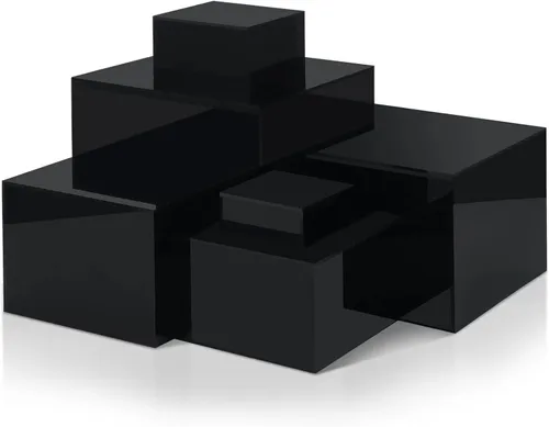 Block Buffet Food Risers (Black)