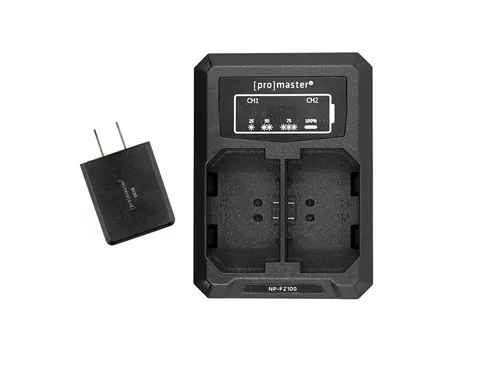 Зарядное устройство ProMaster для двух аккумуляторов Sony FZ-100